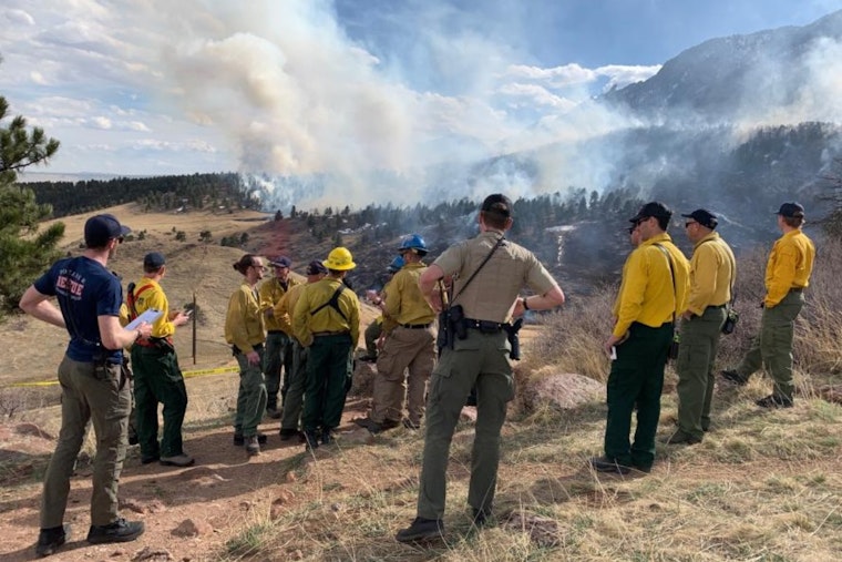 Boulder Fire-Rescue Hones Wildfire Response Skills with Training Drills in Local Terrain