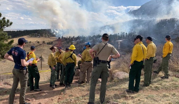 Boulder Fire-Rescue Hones Wildfire Response Skills with Training Drills in Local Terrain