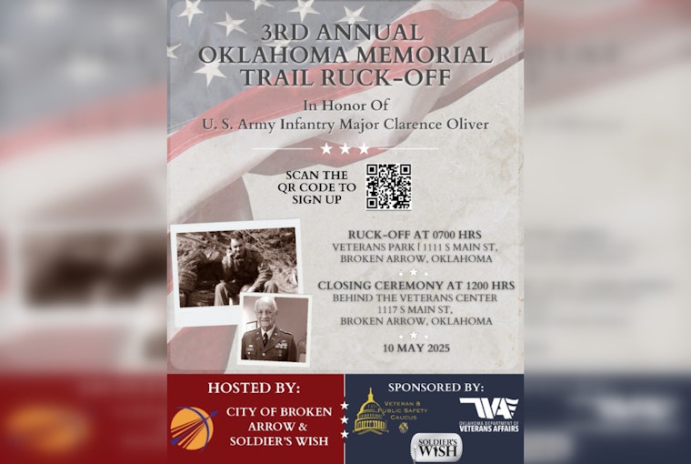 Broken Arrow Braces for Third Oklahoma Memorial Trail Ruck-Off to Honor Veterans