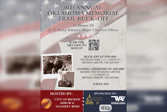 Broken Arrow Braces for Third Oklahoma Memorial Trail Ruck-Off to Honor Veterans