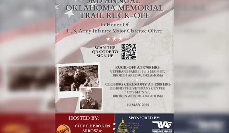 Broken Arrow Braces for Third Oklahoma Memorial Trail Ruck-Off to Honor Veterans