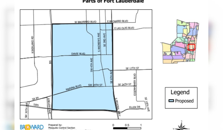 Broward County Gears Up for Nighttime Mosquito Control, Targets Disease Vectors in Fort Lauderdale