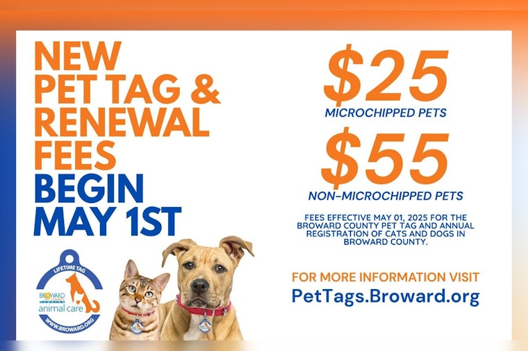 Broward County Updates Pet Registration Fees to Encourage Microchipping and Responsible Ownership