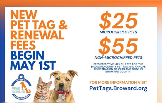 Broward County Updates Pet Registration Fees to Encourage Microchipping and Responsible Ownership