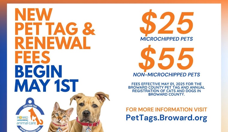 Broward County Updates Pet Registration Fees to Encourage Microchipping and Responsible Ownership