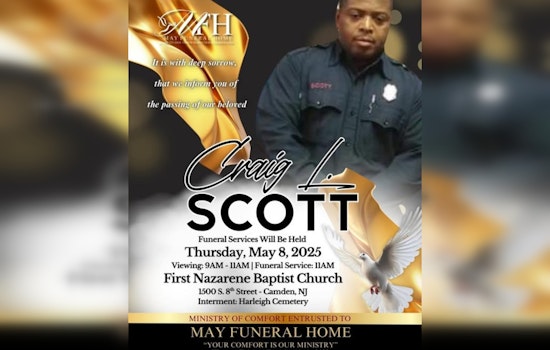 Camden Firefighters' Union Pays Tribute to Recently Retired Firefighter Craig Scott