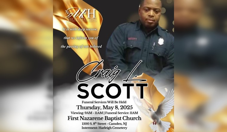 Camden Firefighters' Union Pays Tribute to Recently Retired Firefighter Craig Scott