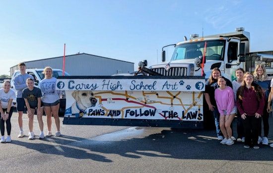 Carey High School Wins People's Choice in ODOT's Paint-the-Plow Contest in Ohio