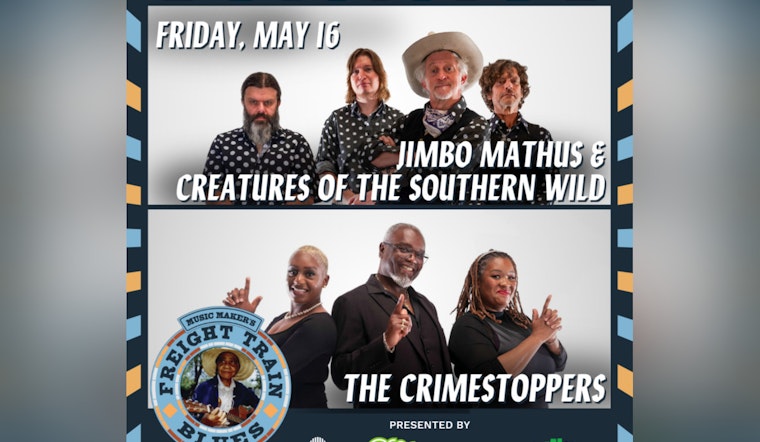 Carrboro Town Commons to Host Freight Train Blues Concert Series Kickoff Featuring Jimbo Mathus