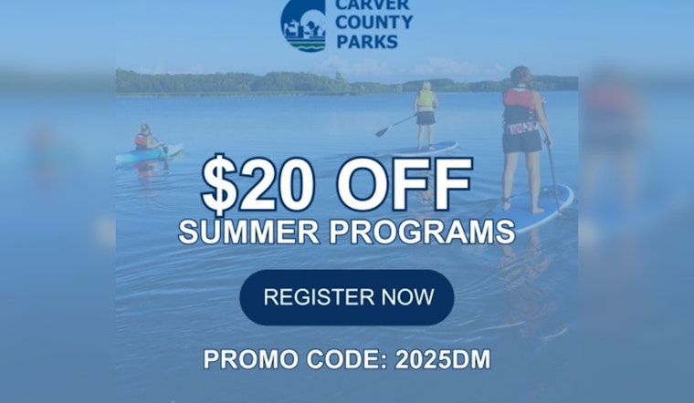 Carver County Parks Offers $20 Discount on Summer Activities for a Limited Time