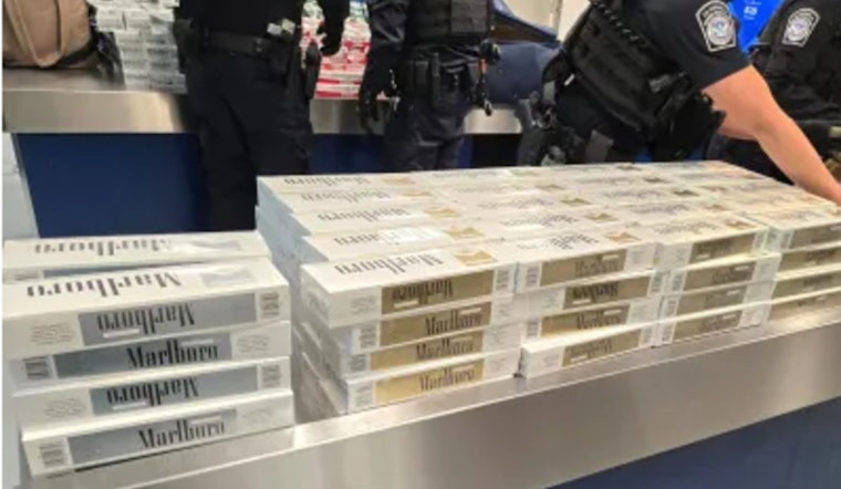 CBP Seizes $60,000 Worth of Contraband Cigarettes from Passengers at Long Beach Port