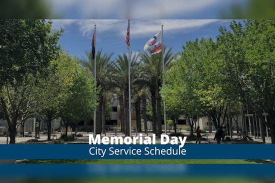 Chandler Announces Memorial Day Service Changes; Trash Collection Unaffected, City Pools Open with Varying Hours