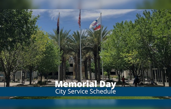 Chandler Announces Memorial Day Service Changes; Trash Collection Unaffected, City Pools Open with Varying Hours
