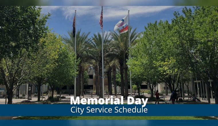 Chandler Announces Memorial Day Service Changes; Trash Collection Unaffected, City Pools Open with Varying Hours