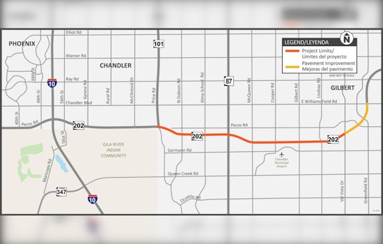 Chandler Commuters Alert: Loop 202 On-Ramp at Arizona Avenue to Close for Two Months