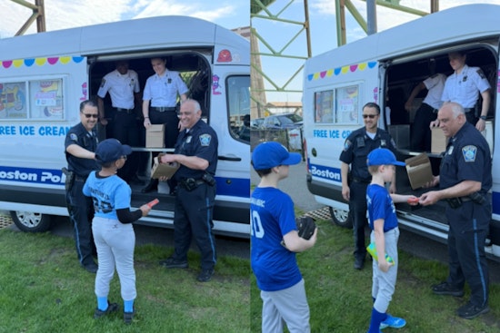 Charlestown Little League Baseball Season Begins with Joyful Parade and BPD Community Support