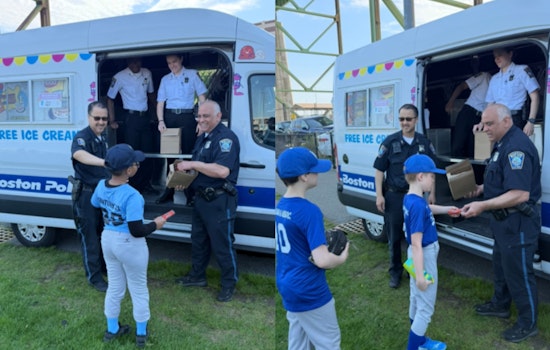 Charlestown Little League Baseball Season Begins with Joyful Parade and BPD Community Support