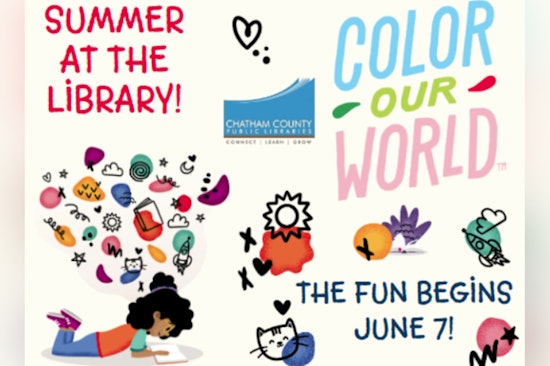 Chatham County Public Libraries Launch "Color Our World" Summer Reading Program for Youth