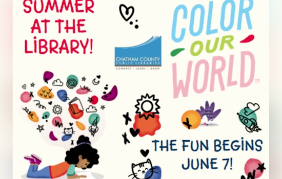 Chatham County Public Libraries Launch "Color Our World" Summer Reading Program for Youth
