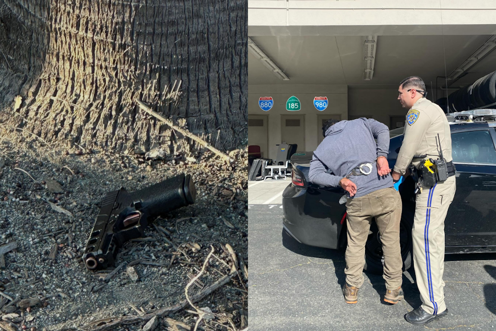 CHP Oakland Arrests Driver for Brandishing "Ghost Gun" During Road Rage Incident on I-880