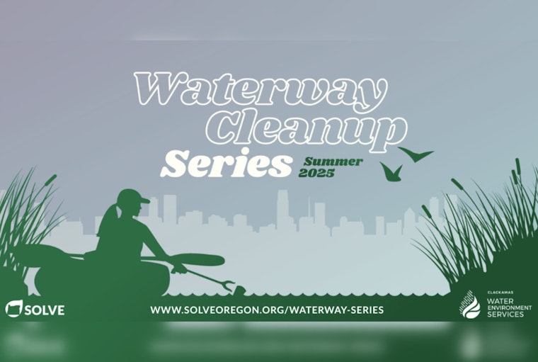 Clackamas Community and SOLVE Unite for Summer Waterway Cleanup, Removing 791 Pounds of Litter from Meldrum Bar Park