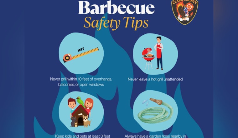 Clark County Fire Chief Issues Grilling Safety Tips Ahead of Memorial Day Weekend