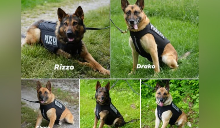 Clarksville K9 Unit Receives Life-Saving Body Armor from Vested Interest in K9s, Inc.
