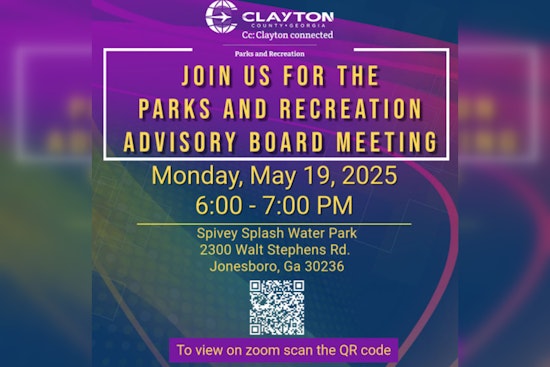 Clayton County Invites Residents to Shape Future of Parks at Advisory Board Meeting in Jonesboro