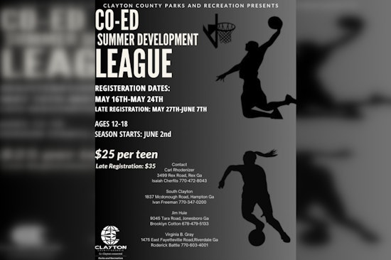 Clayton County Launches Co-Ed Summer Basketball Development League for Teens