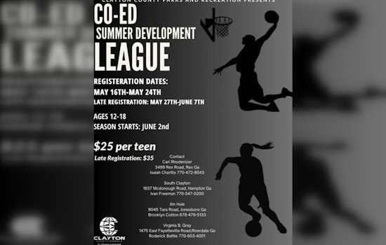 Clayton County Launches Co-Ed Summer Basketball Development League for Teens
