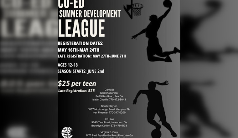 Clayton County Launches Co-Ed Summer Basketball Development League for Teens