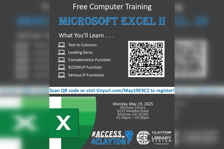 Clayton County Offers Advanced Excel Training to Sharpen Data Management Skills