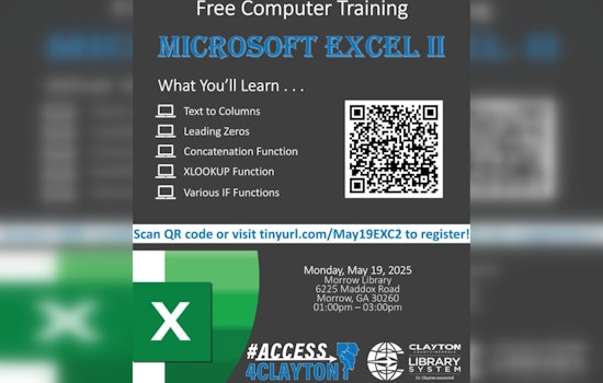 Clayton County Offers Advanced Excel Training to Sharpen Data Management Skills