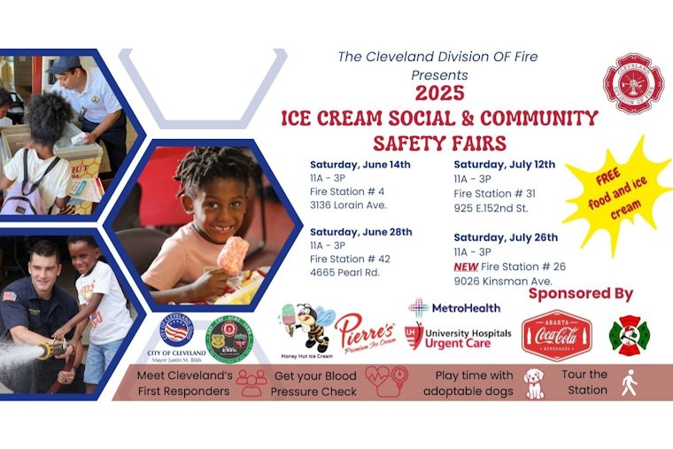 Cleveland Fire Department Announces Sweet Summer Series with Annual Ice Cream Socials Near St. Ignatius High School
