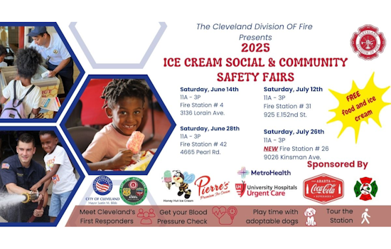 Cleveland Fire Department Announces Sweet Summer Series with Annual Ice Cream Socials Near St. Ignatius High School