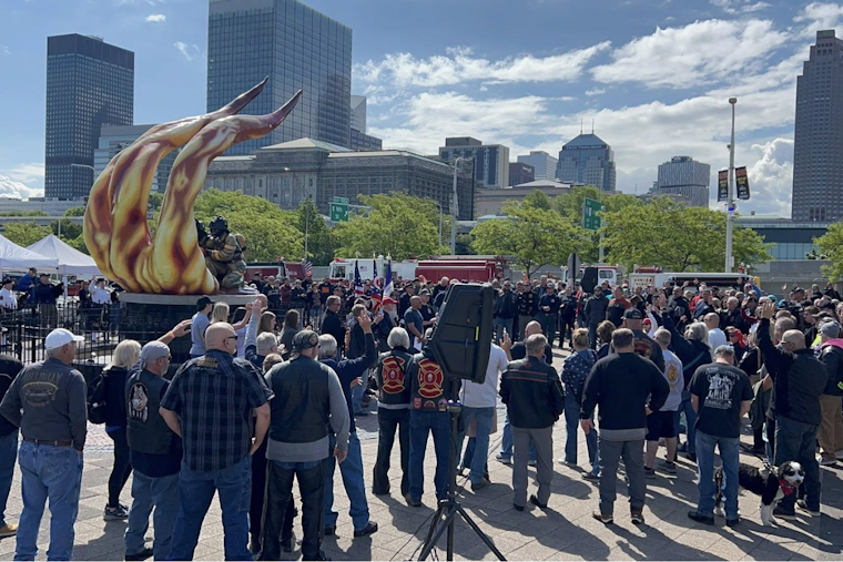 Cleveland Honors Fallen Heroes in 21st Annual Firefighters Memorial Ride with 500 Motorcyclists and Scholarship Awards