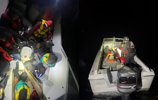 Coast Guard Intercepts Vessel with 15 Suspected Aliens Off San Diego Coast