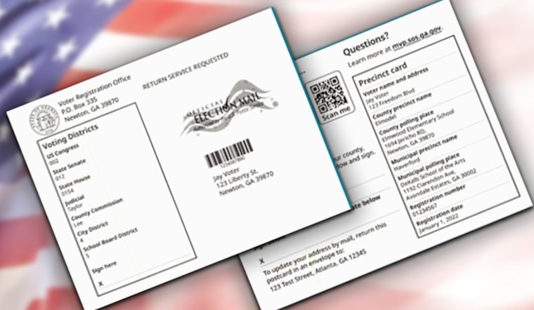 Cobb County Residents Receive Incorrect Voter Precinct Cards Due to Clerical Error