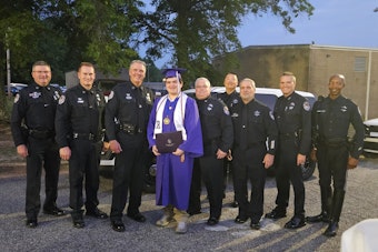 Collierville Police Department Honors Legacy of Fallen Officer by Attending Son's Graduation at Ripley High School