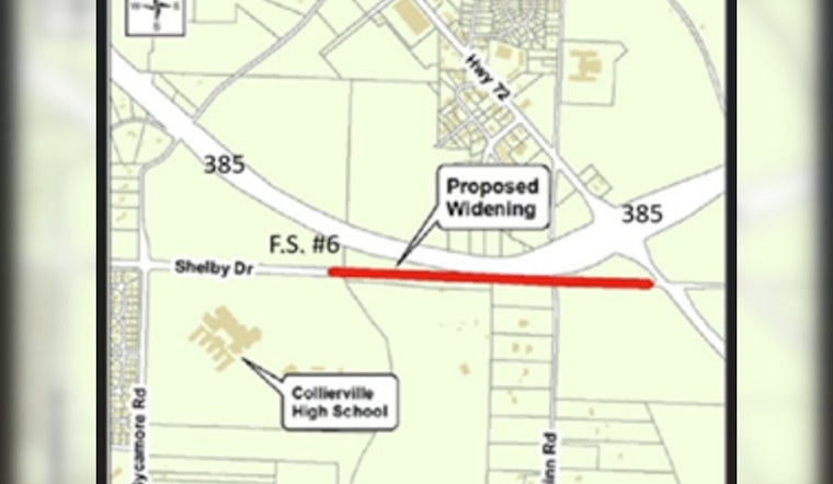 Collierville's Shelby Drive to Close for Summer Upgrades, Detours Ahead for Commuters and Residents