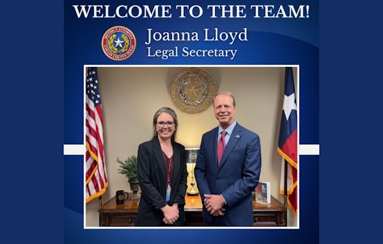 Collin County DA's Office Welcomes Joanna Lloyd as New Legal Secretary, Enhancing Team's Communication and Organizational Prowess