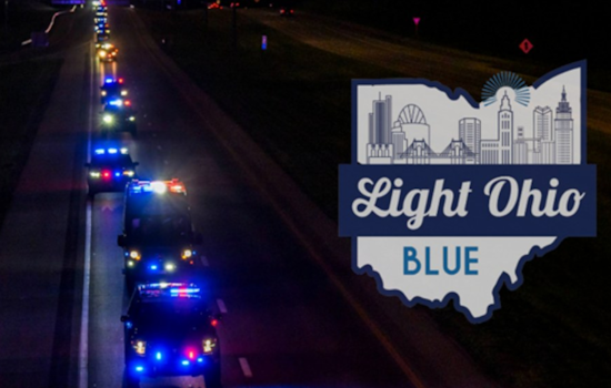 Columbus Lights Up in Blue to Honor Fallen Officers on 10th Anniversary of Memorial Caravan