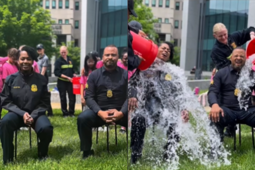VIDEO: Columbus Police Chief Takes On Ice Bucket Challenge to Spark Dialogue on First Responder Mental Health