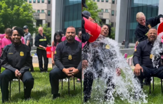 VIDEO: Columbus Police Chief Takes On Ice Bucket Challenge to Spark Dialogue on First Responder Mental Health