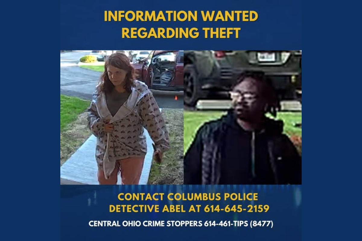Columbus Police Seek Help Identifying Suspects in April 28 Mail Theft
