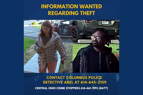Columbus Police Seek Help Identifying Suspects in April 28 Mail Theft on Chambers Dr