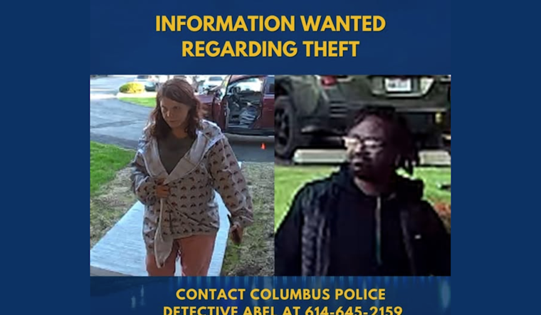 Columbus Police Seek Help Identifying Suspects in April 28 Mail Theft on Chambers Dr