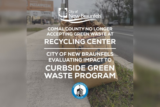 Comal County Halts Green Waste Acceptance, New Braunfels Assesses Recycling Program Impact