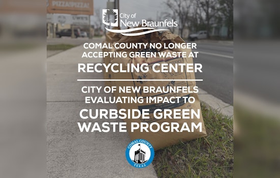 Comal County Halts Green Waste Acceptance, New Braunfels Assesses Recycling Program Impact
