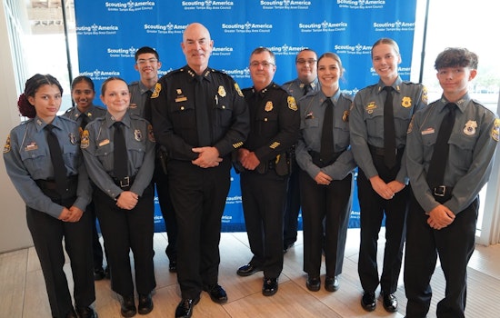 Chief Bercaw and Andrews Family Honored with 2025 Fort Brooke Soaring Eagle Award in Tampa